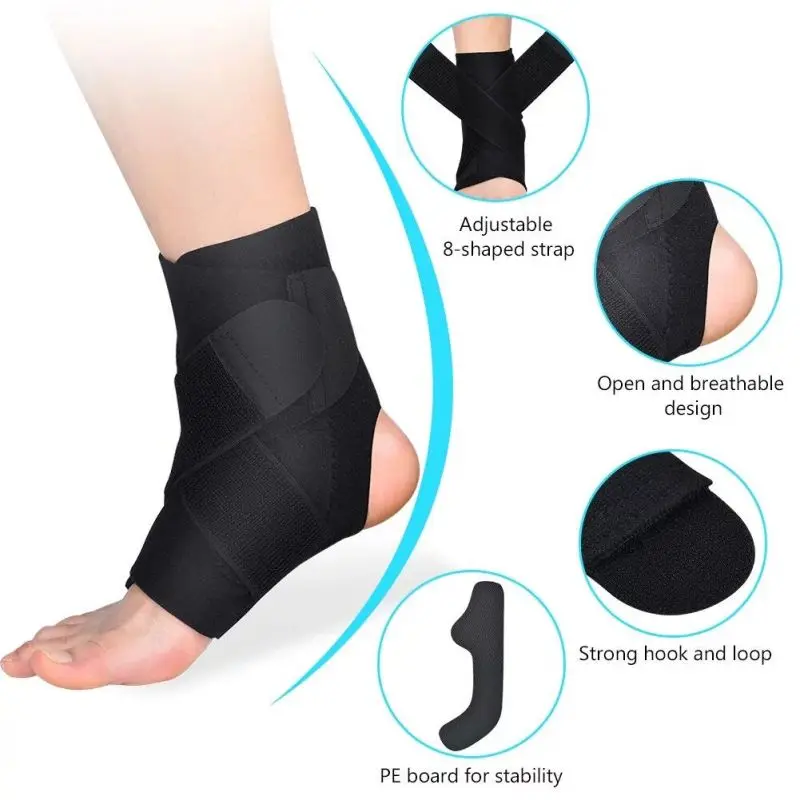 Ankle Mobility Band - Tendon Support Adjustable Ankle Brace Breathable