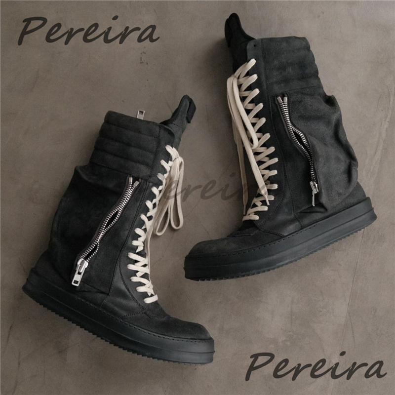Black Suede Flat High Top Snea - Crossfit Male 评论和价格