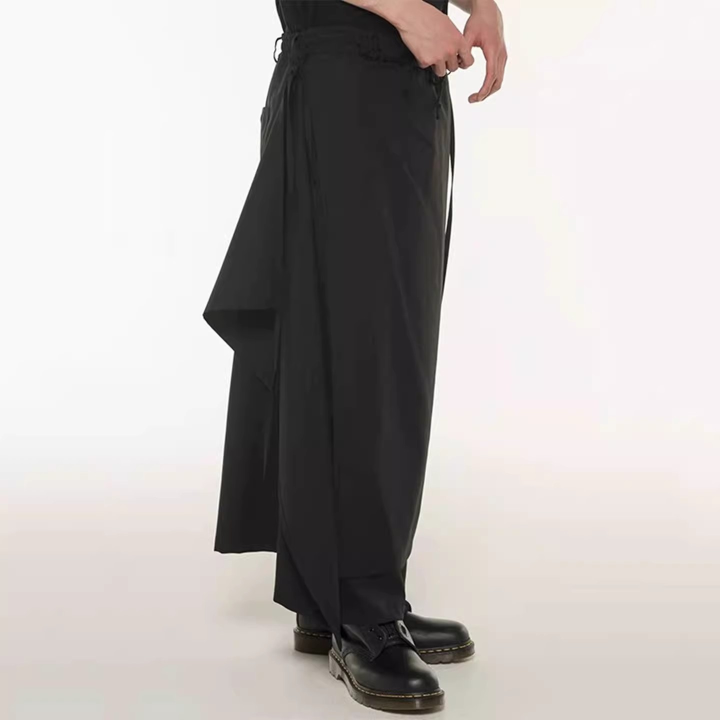 FANDISHI Elastic Waist Black C - Crossfit Male 评论和价格