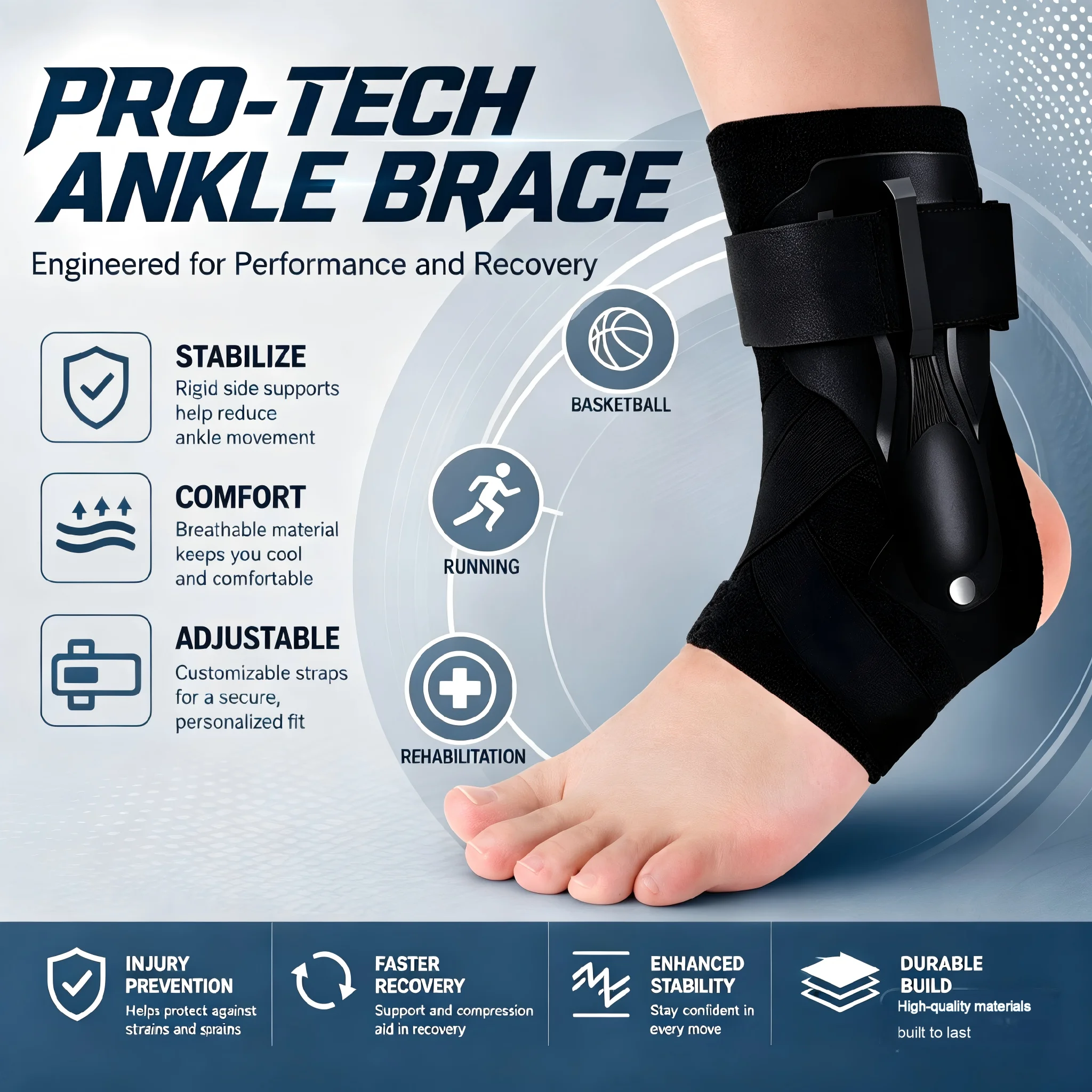1/2PCS Ankle Brace for Spraine - Ankle Mobility Band 评论和价格