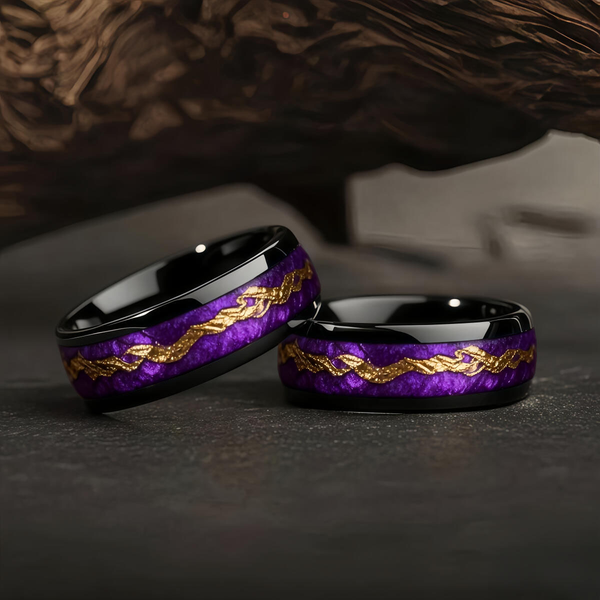 Fashion Black Men Stainless St - Gymnastic Ring Wood 评论和价格