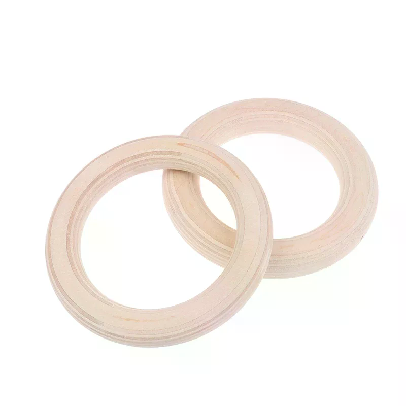 2Pcs/Pairs Wooden Ring Portabl - Gymnastic Ring Wood 评论和价格