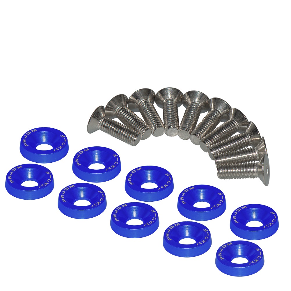 10PCS M6 JDM Car Modified Hex  - Bumper Plate 10Kg 评论和价格