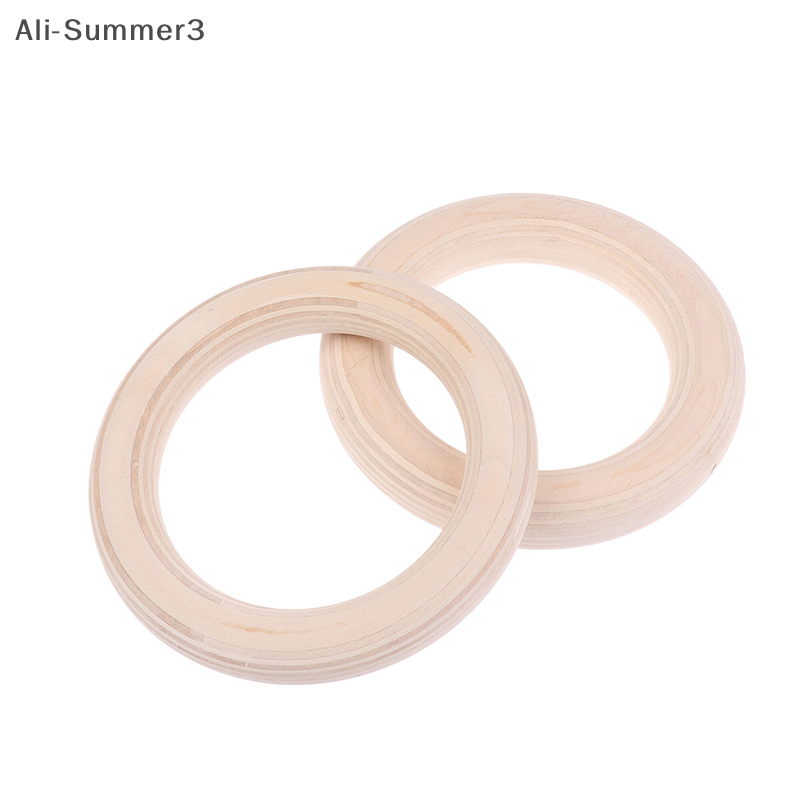 2Pcs/Pairs Wooden Ring Portabl - Gymnastic Ring Wood 评论和价格