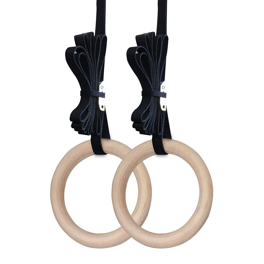 28/32MM Fitness Wooden Gymnast - Gymnastic Ring Wood 评论和价格