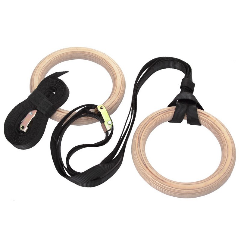 Fitness Gymnastic Rings with A - Gymnastic Ring Wood 评论和价格