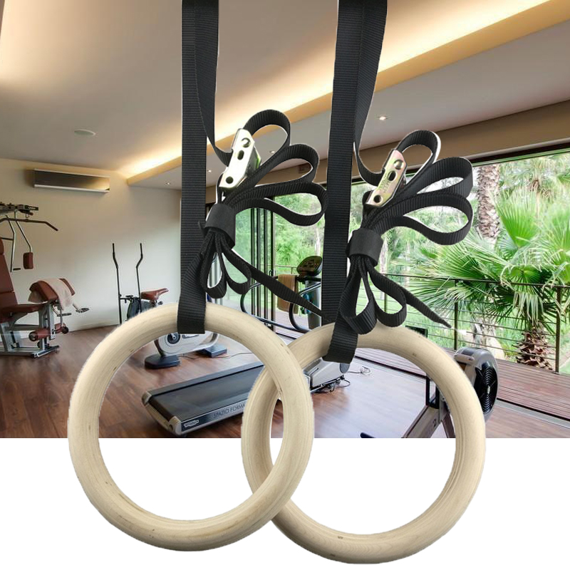 Fitness Gymnastic Rings with A - Gymnastic Ring Wood 评论和价格