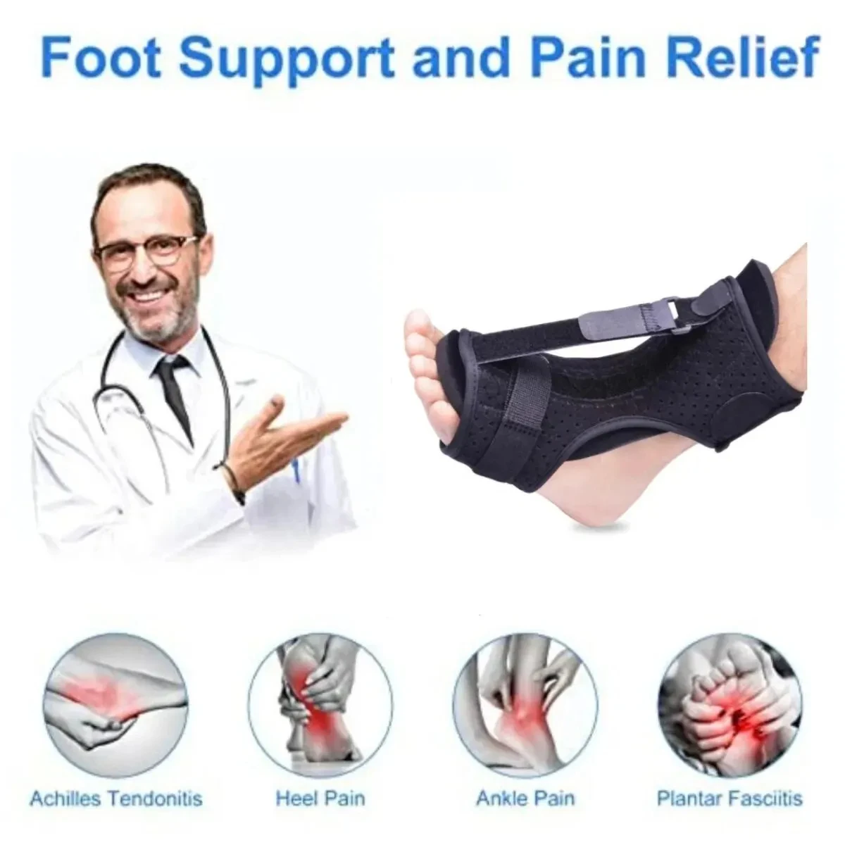 1PC Plantar Fasciitis Night Sp - Ankle Mobility Band 评论和价格