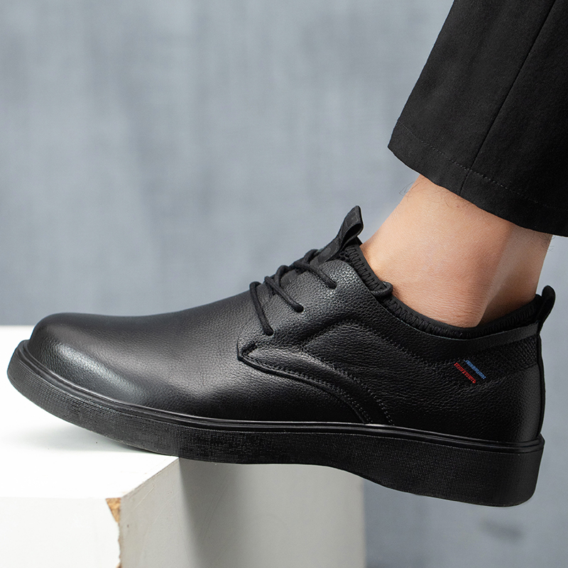 Men Genuine Leather Formal Sho - Crossfit Male 评论和价格