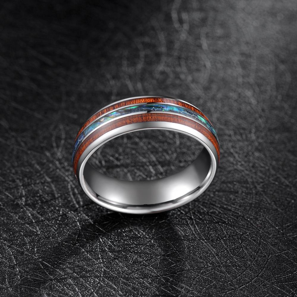 TIGRADE 8mm Tungsten Carbide R - Gymnastic Ring Wood 评论和价格