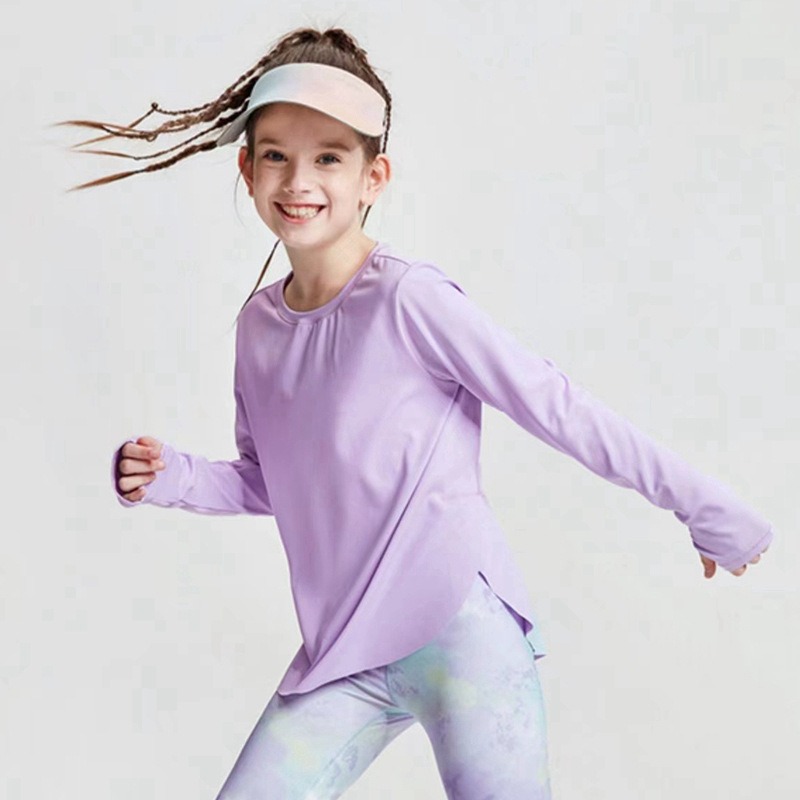 Girls Long Sleeve Shirts Quick - Crossfit Gym 评论和价格