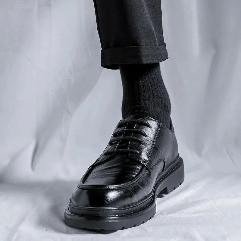 Lace Up Round Toe Men's Leathe - Crossfit Male 评论和价格