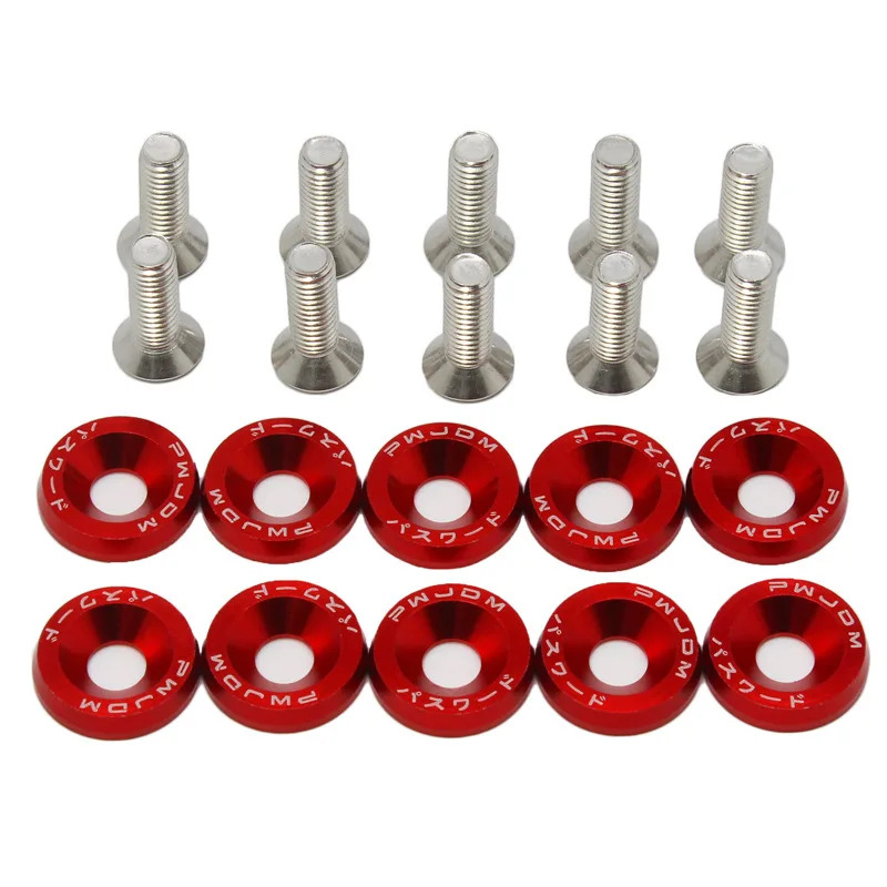 10 PCS M6 Car Fasteners Fender - Bumper Plate 10Kg 评论和价格