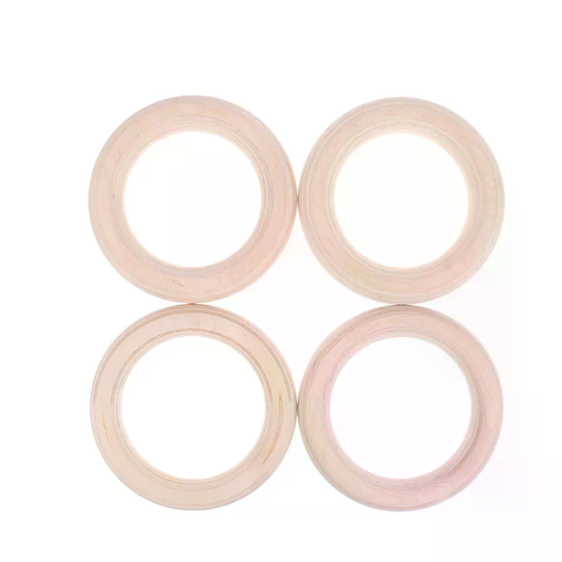 2Pcs Wooden Ring Portable Cros - Gymnastic Ring Wood 评论和价格