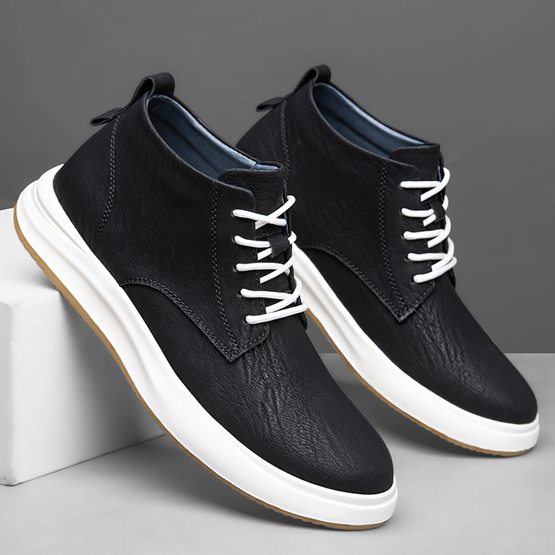 Men's Genuine Leather Casual S - Crossfit Male 评论和价格