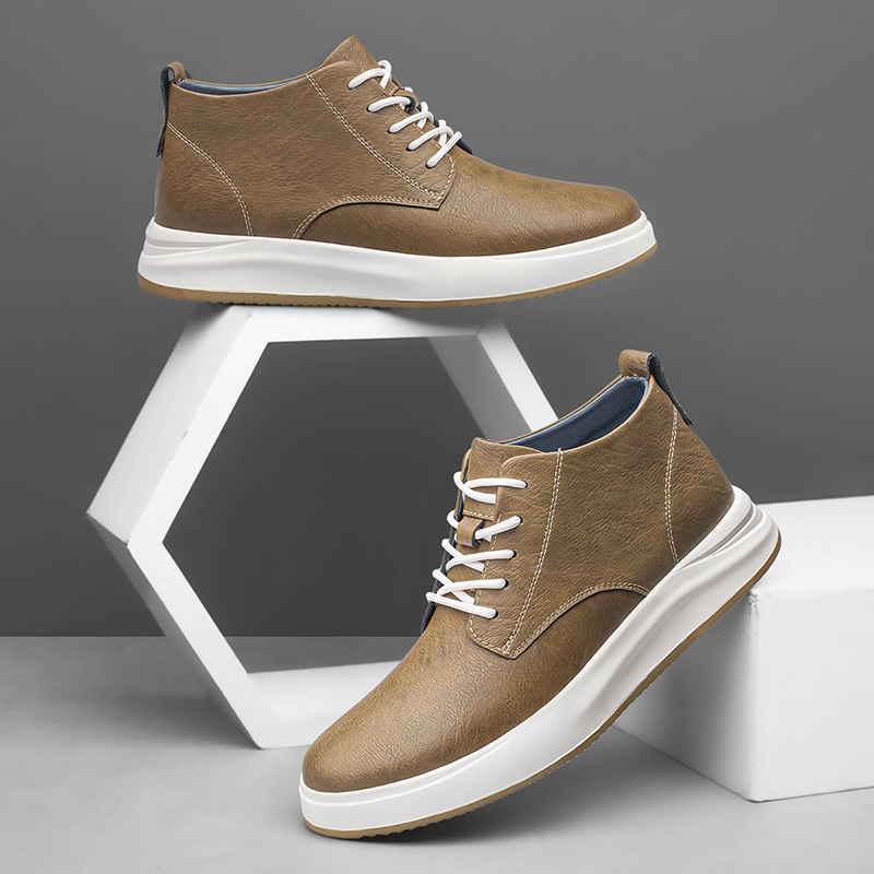 Men's Genuine Leather Casual S - Crossfit Male 评论和价格