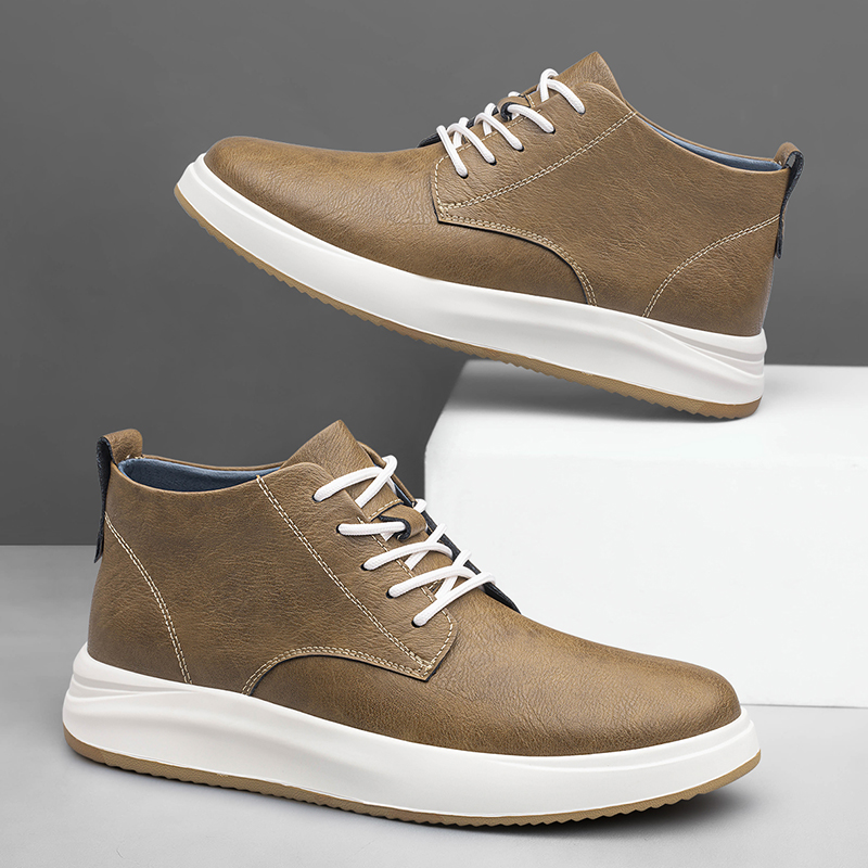 Men's Genuine Leather Casual S - Crossfit Male 评论和价格