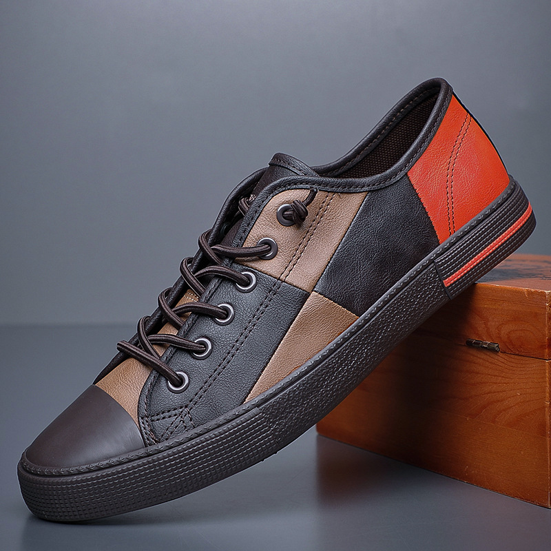 Men Leather Loafers Autumn Bre - Crossfit Male 评论和价格