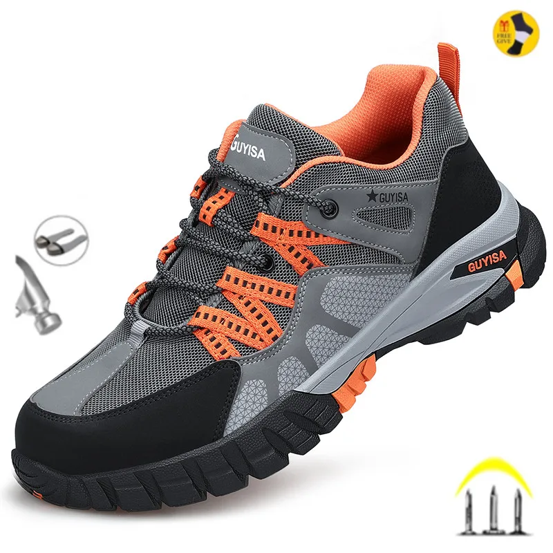 Men Steel Toe Safety Shoes Ind - Crossfit Male 评论和价格