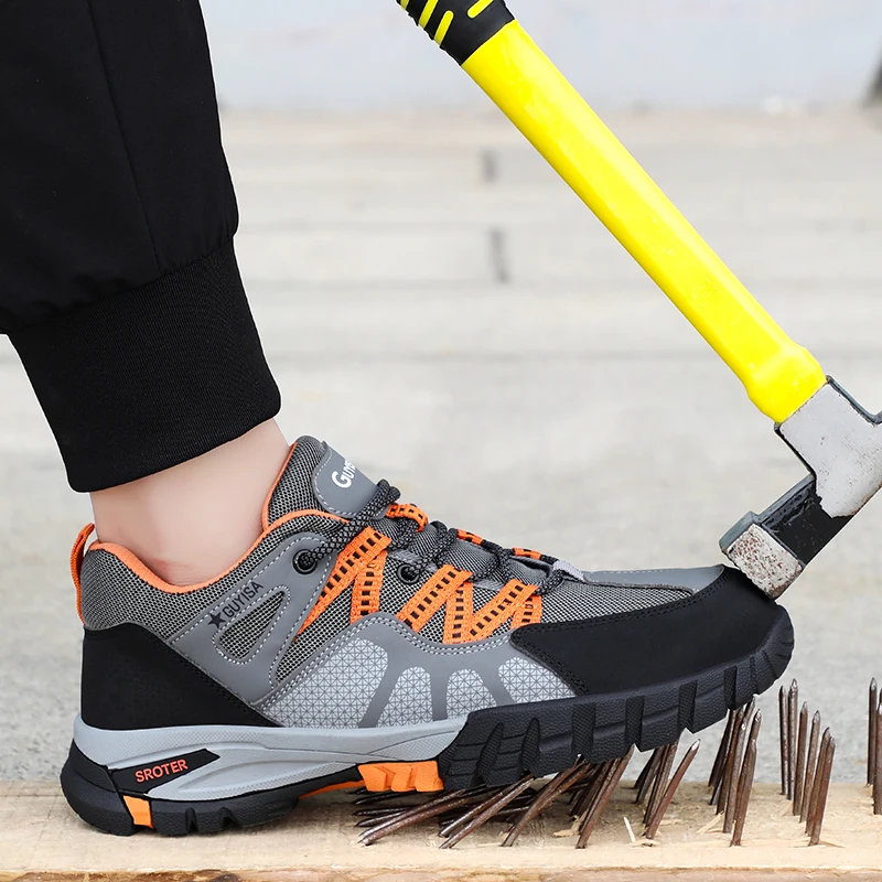 Men Steel Toe Safety Shoes Ind - Crossfit Male 评论和价格